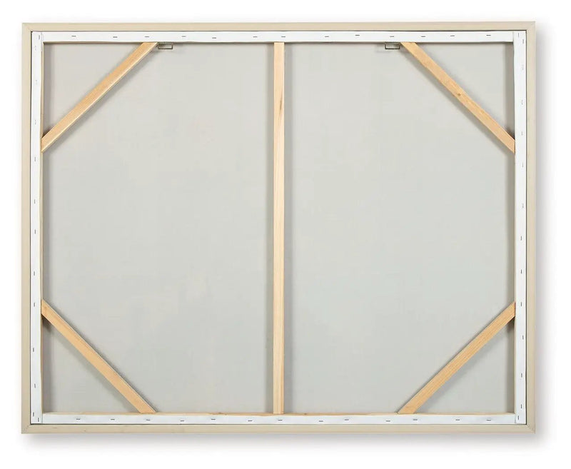 Worthney - Wall Art - Blue / White / Brown by Unique Piece Furniture