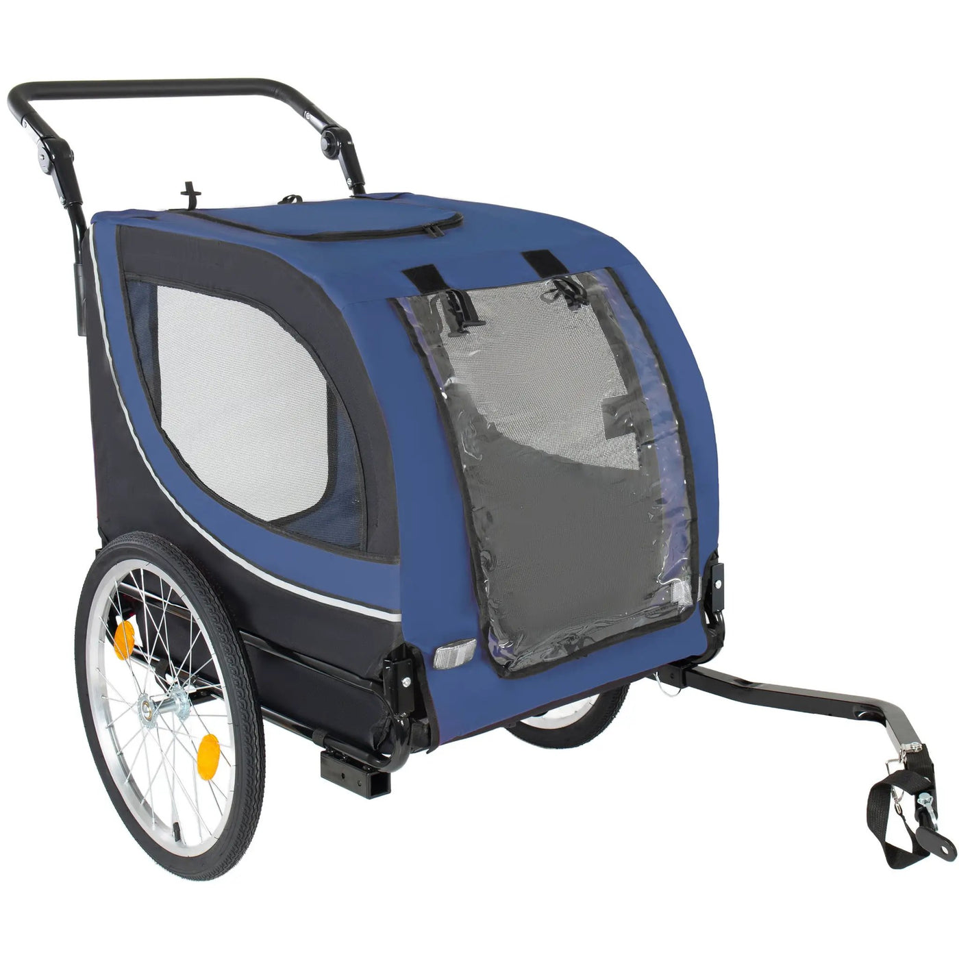 2-in-1 Bike Trailer & Pet Stroller for Dogs up to 100lbs by HouseOfZazla