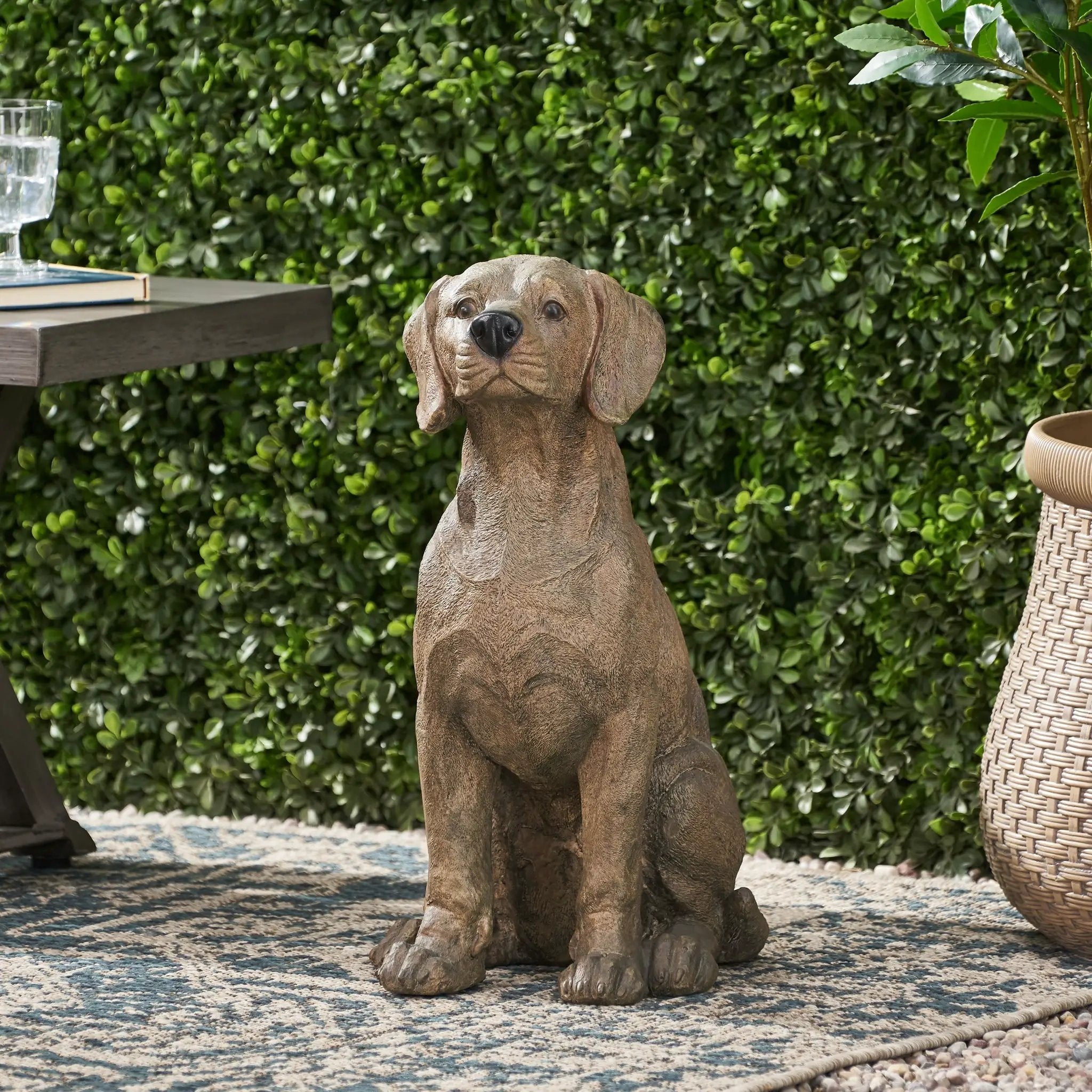 MGO Dog Decor, Outdoor Dog Statue by HouseOfZazla