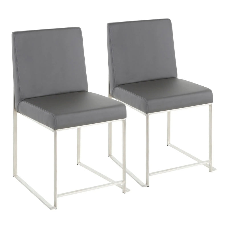 Fuji - Contemporary Modern Elegance High Back Dining Chair (Set of 2) by Unique Piece Furniture