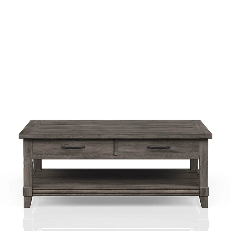 Lift Top Cocktail Table With Casters - Gray by Unique Piece Furniture