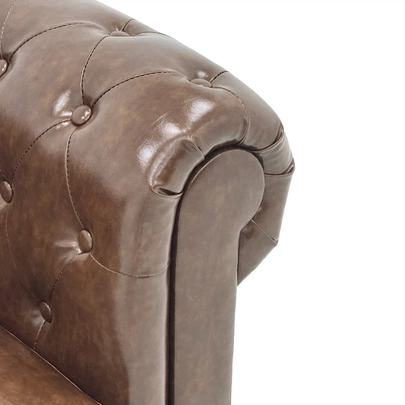 2 Piece Chesterfield Sofa Set by HouseOfZazla