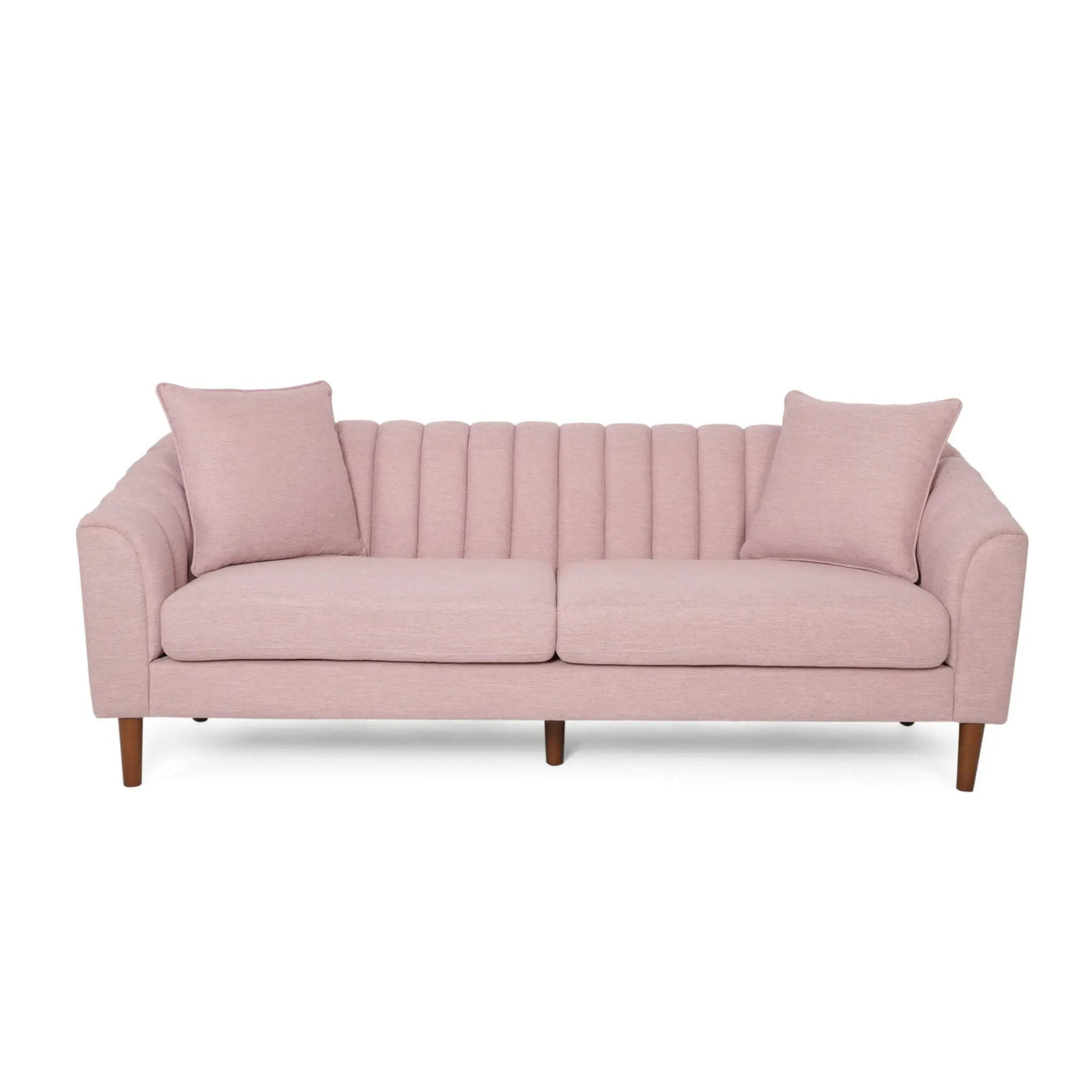 Contemporary 3 Seater Sofa With Plush Accents by HouseOfZazla