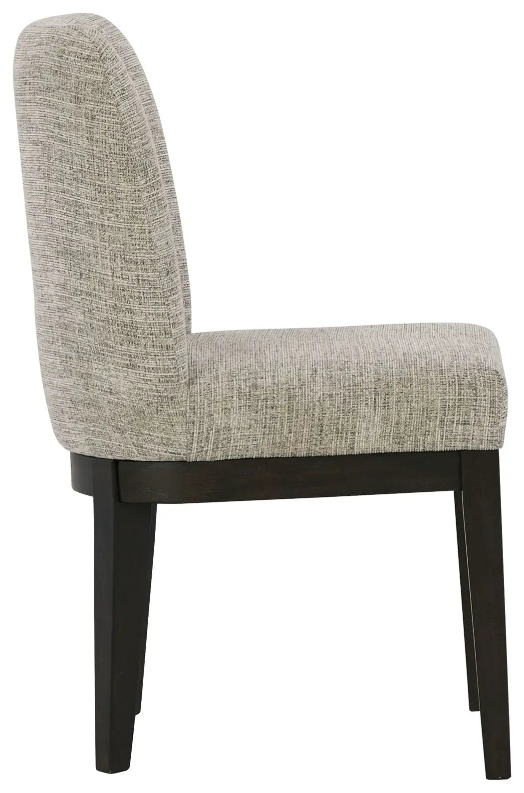 Burkhaus - Dining UPH Side Chair (Set of 2) - Beige / Dark Brown by Unique Piece Furniture