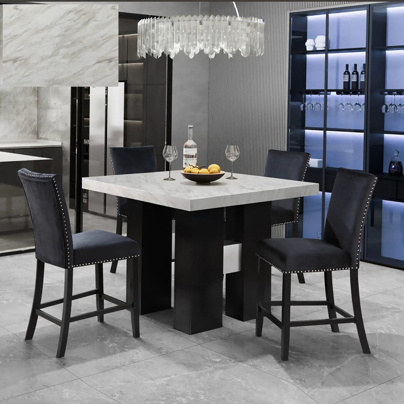 Mikha - Bar Table And Bar Stool by Unique Piece Furniture