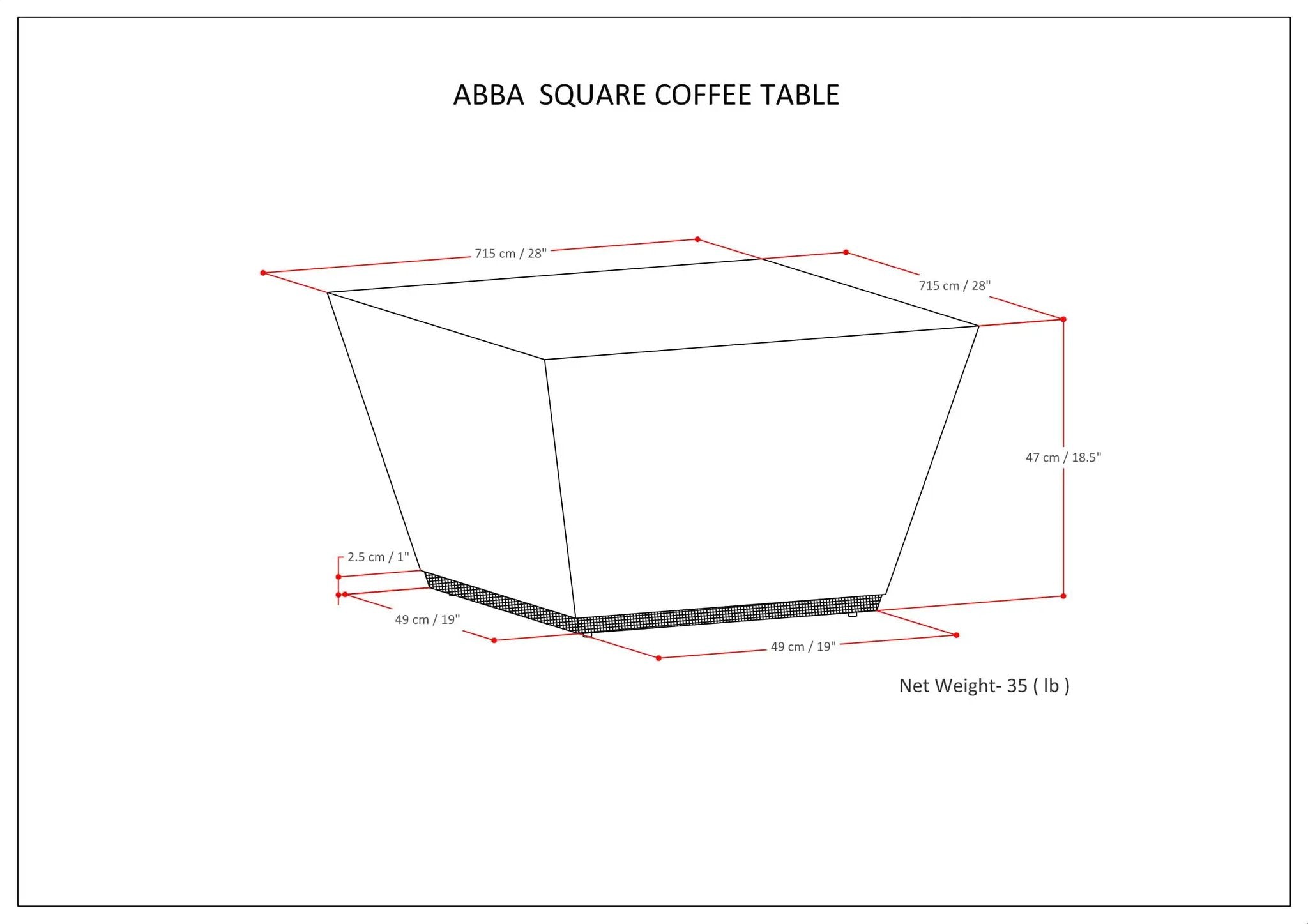 Abba - Handcrafted Coffee Table by Unique Piece Furniture