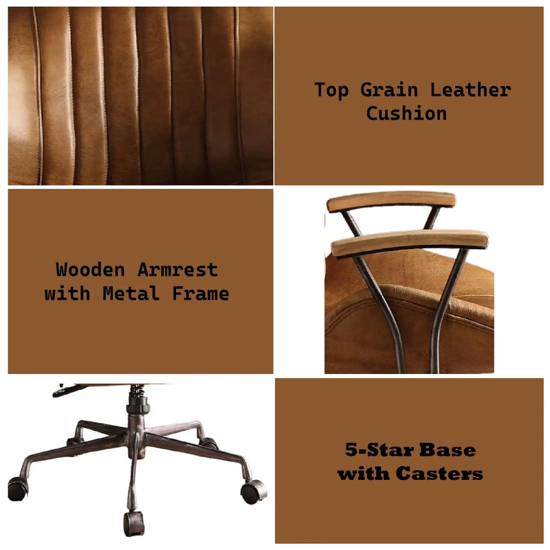 Hamilton - Top Grain Office Chair by Unique Piece Furniture