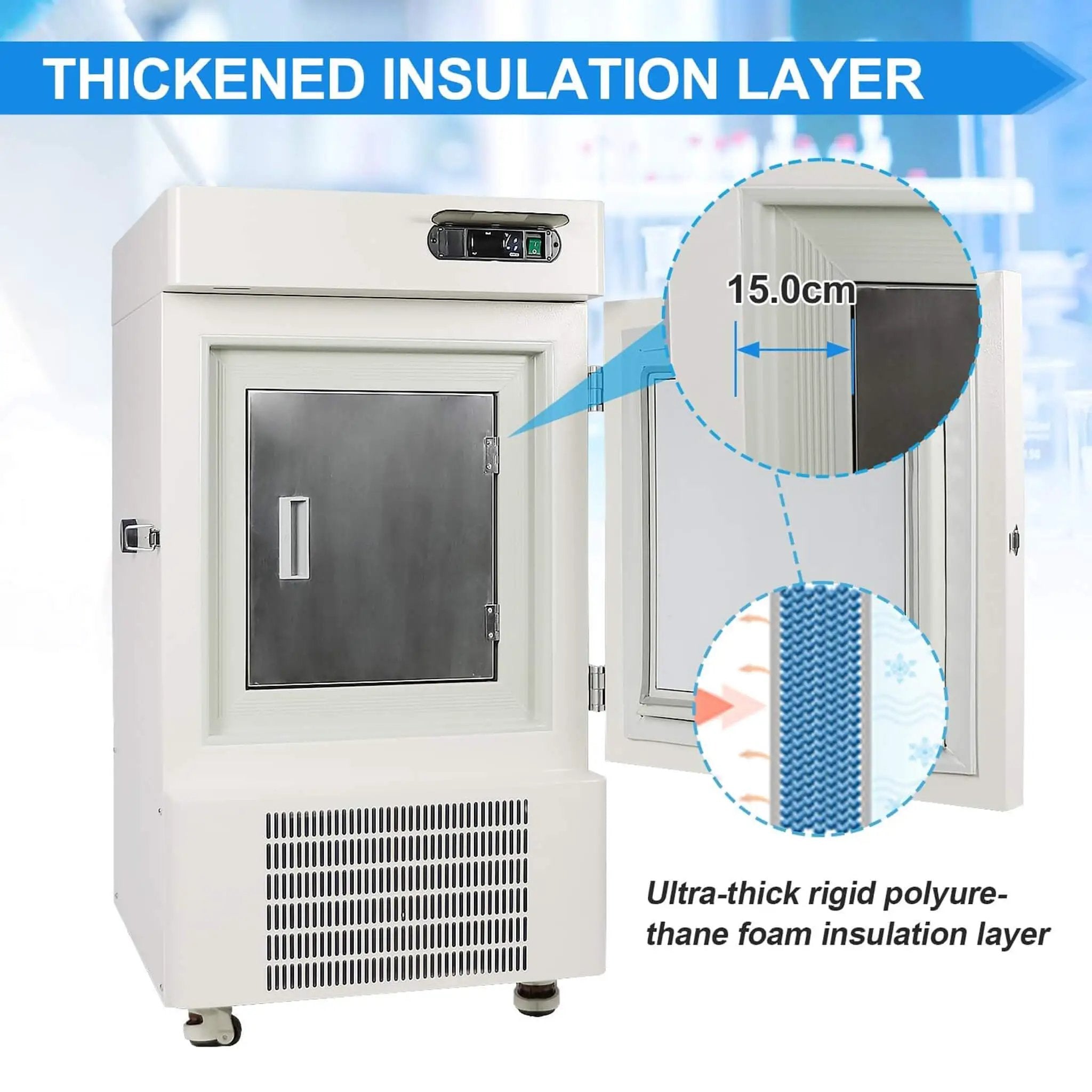58L Ultra-Low Temperature Laboratory Freezer With Precision Cooling (SAK37621) by SAKSBY WHOLESALE