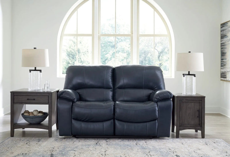 Leesworth - 3 Pc. - Power Reclining Sofa, Power Reclining Loveseat, Power Rocker Recliner - Ocean by Unique Piece Furniture