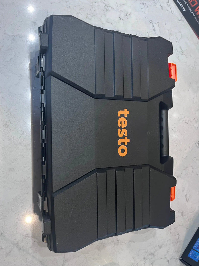 Open Box testo 550s AC Manifold Gauge Set - Manifold Gauges Hvac and Refrigeration - Incl. 2 Wired Temperature Clamp Probes - AC Recharge Kit with sup by Selzalot