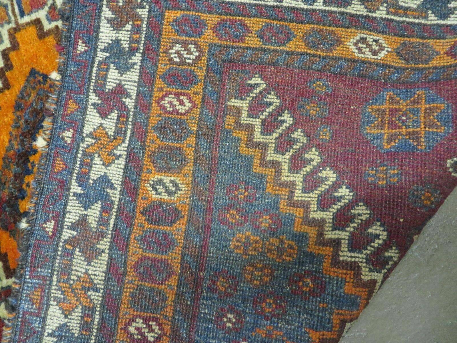 4' X 7' Antique Handmade Tribal Turkish Wool Rug Nice by Jewel Rugs