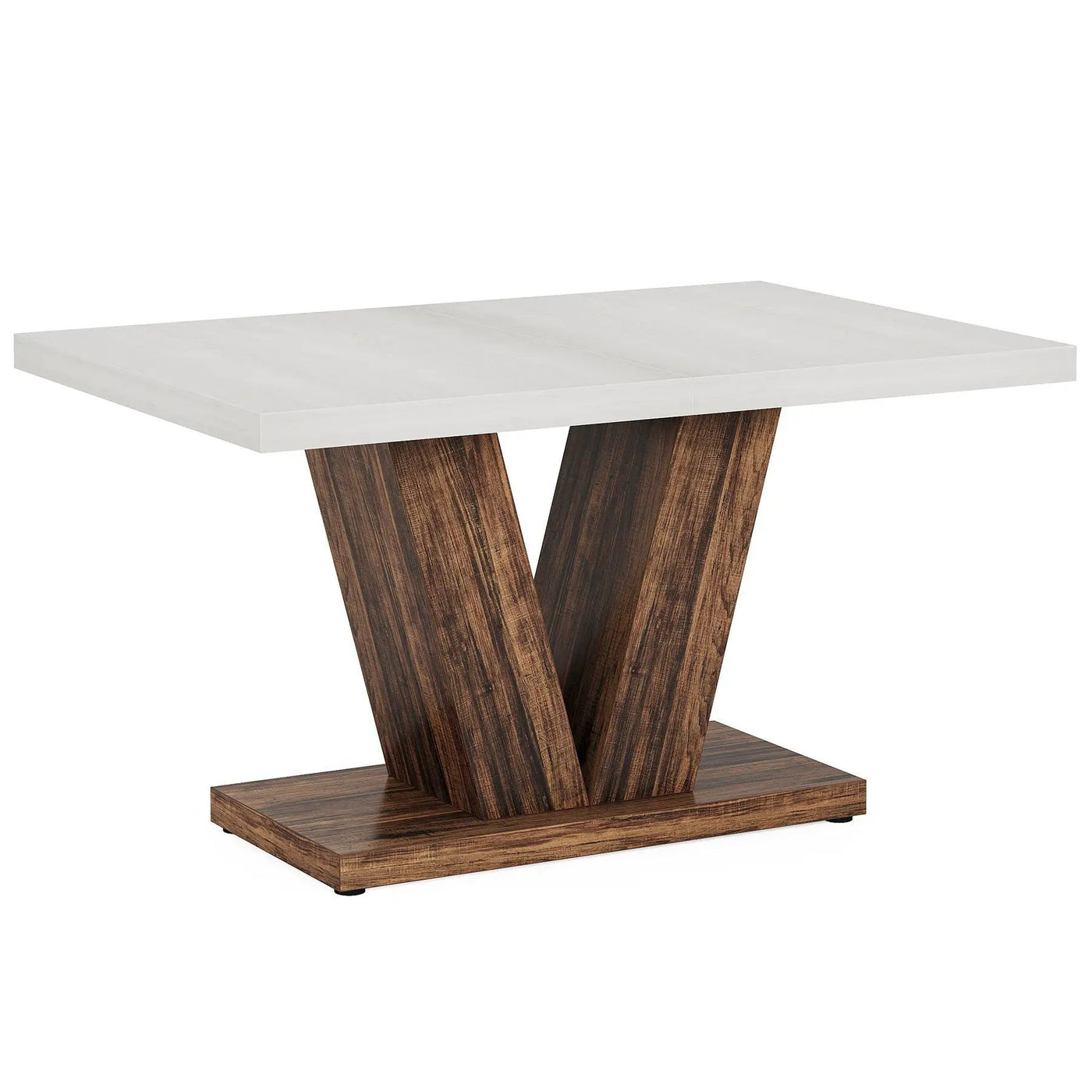Dining Table With Pedestal Base For 4 - 6 People by HouseOfZazla