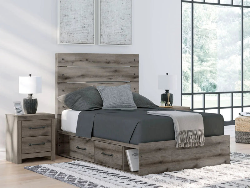 Graystorm - Panel Bed With Storage by Unique Piece Furniture