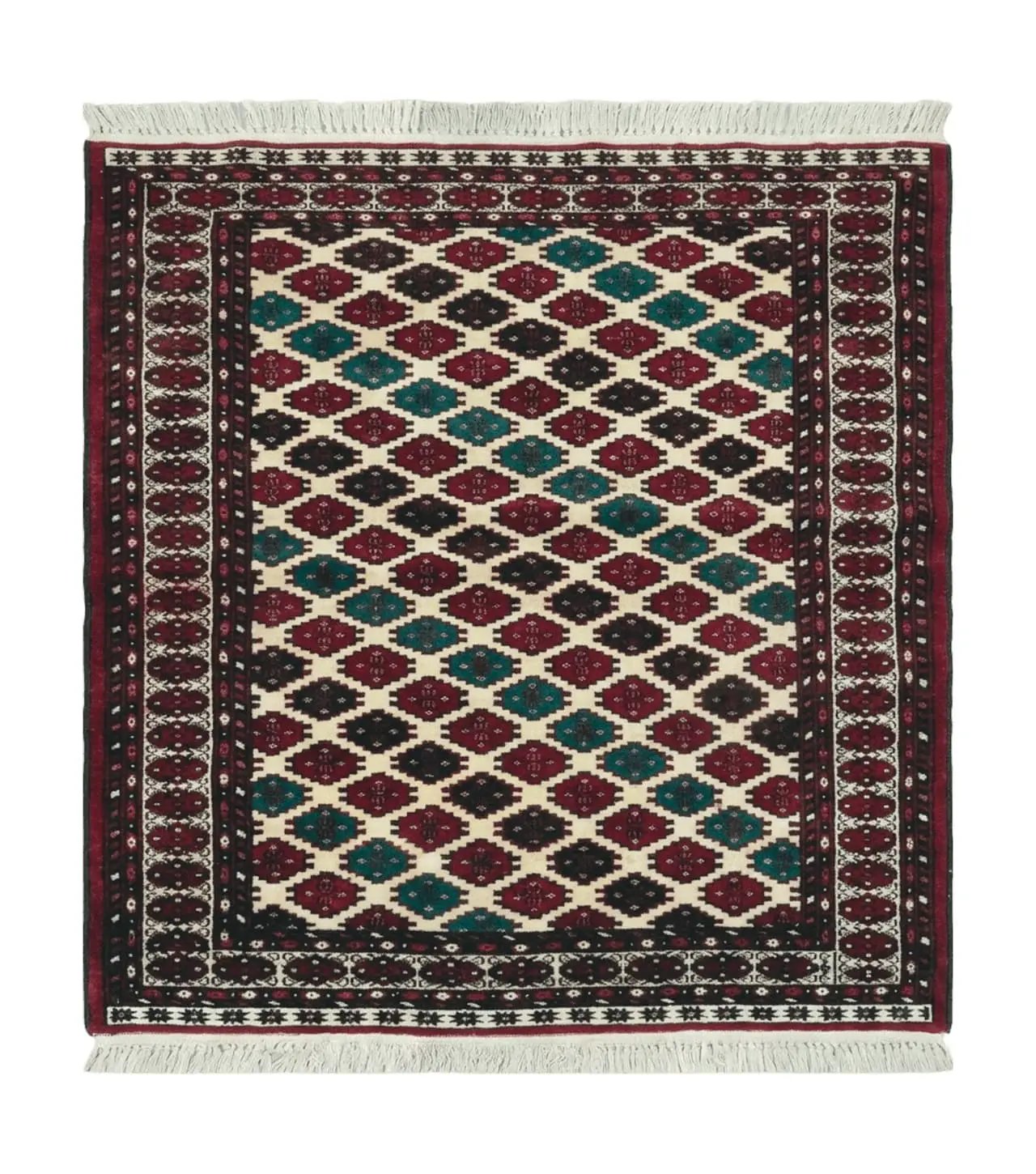 3' X 4' Vintage Handmade Pakistan Bokhara Turkoman Balouch Wool Rug Mat Nice by Jewel Rugs