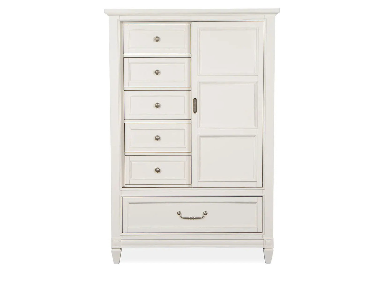 Willowbrook - Door Chest - Egg Shell White With Slight Rub Through, photo 4 of 7