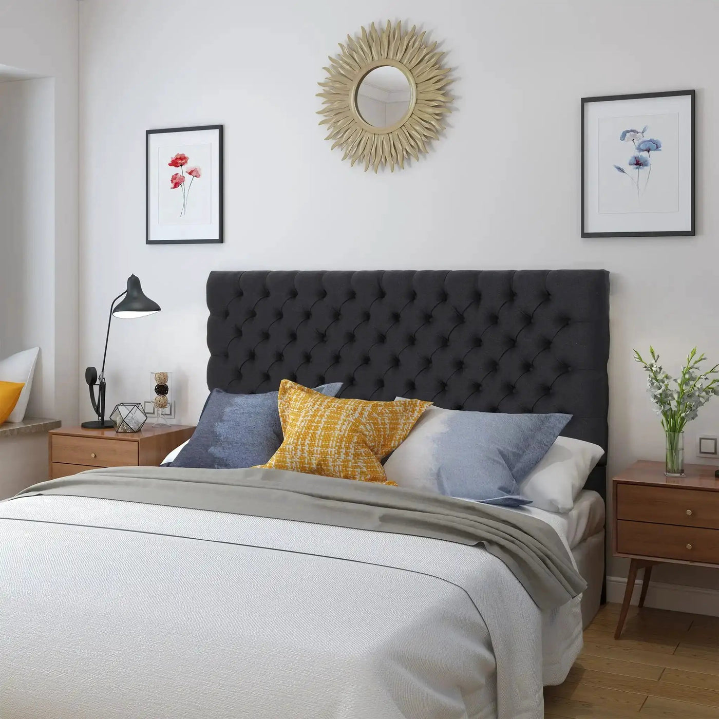 Annecy Contemporary Upholstered Headboard by HouseOfZazla