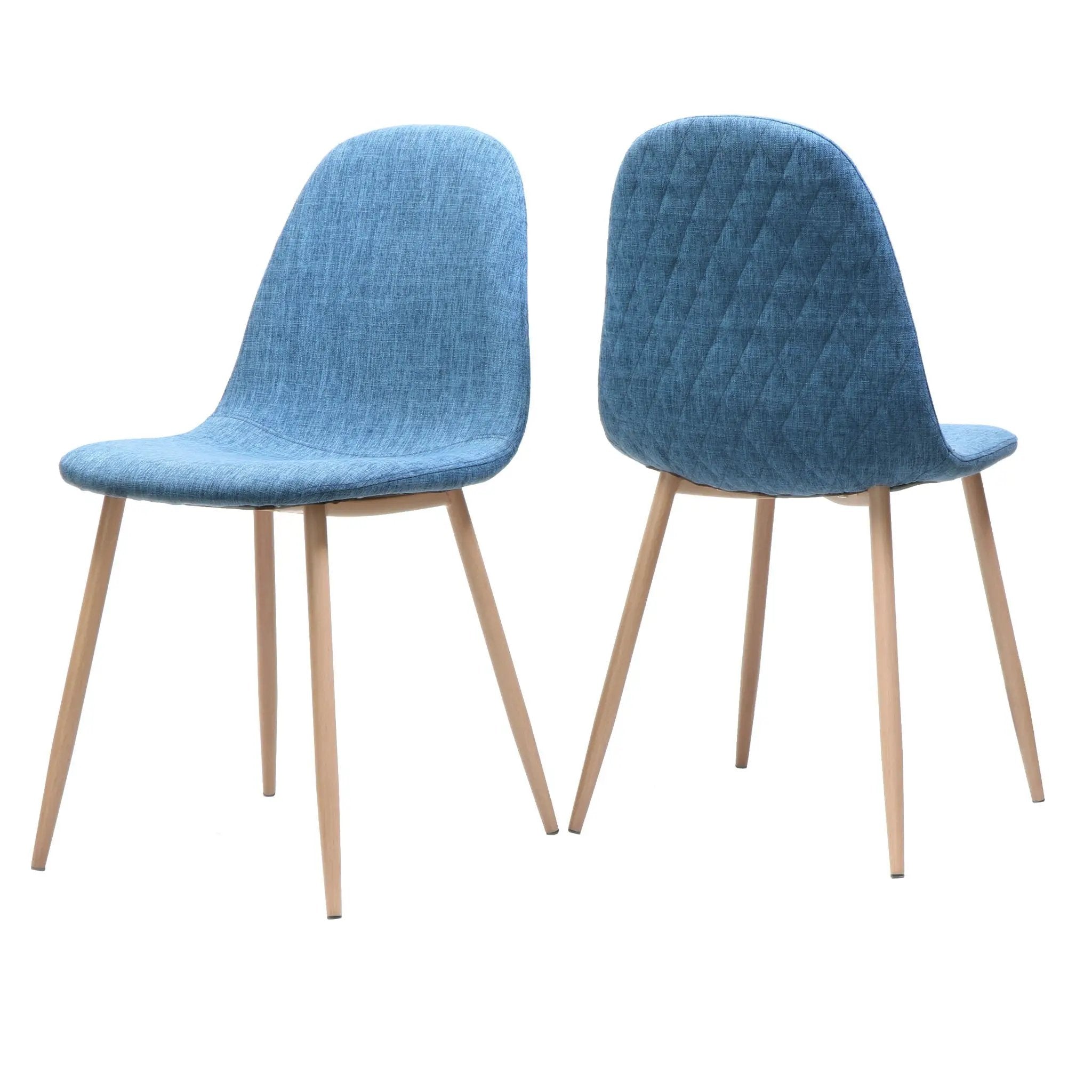 Elegant Dining Chair Set With Fabric by HouseOfZazla