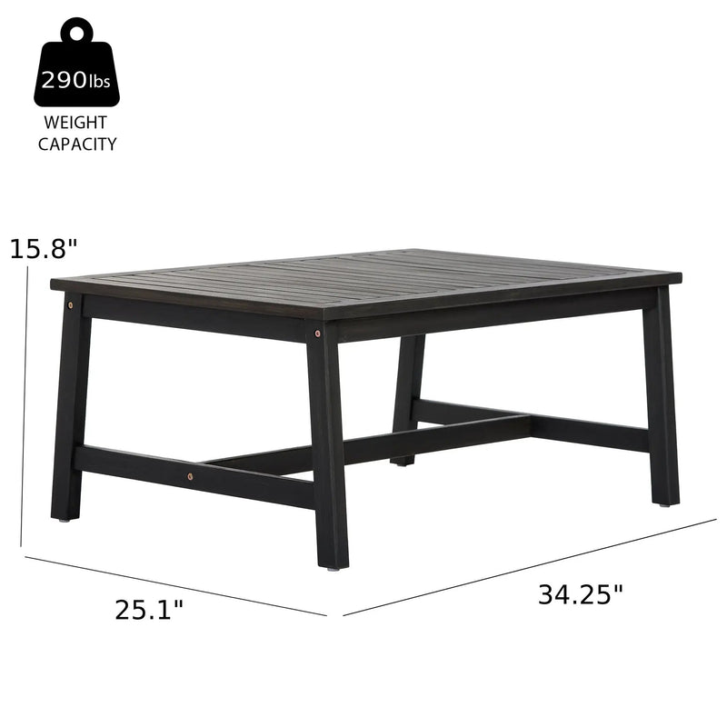 2 Piece Outdoor Loveseat and Coffee Table Set by HouseOfZazla