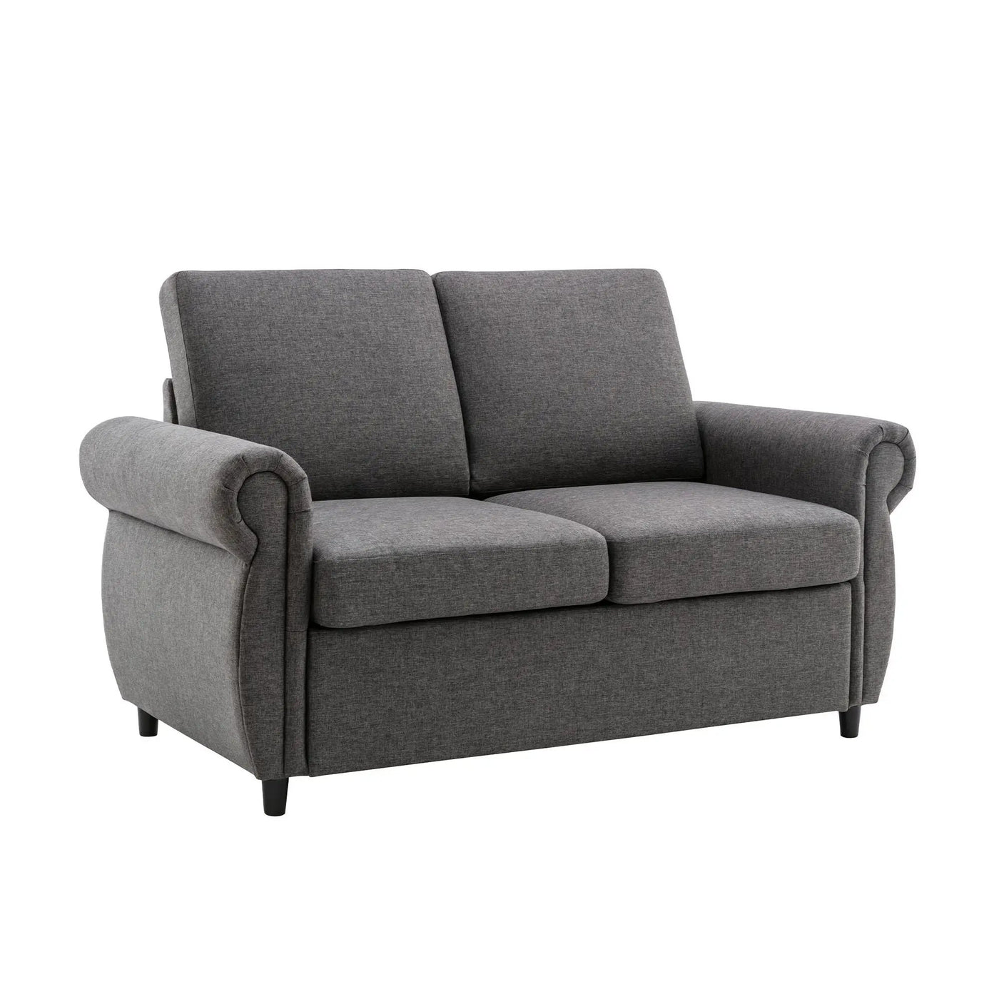 Pull Out Sofa Bed Loveseat Sleeper With Twin Size Memory Mattress With Two USB Ports For Living Room Spaces by HouseOfZazla