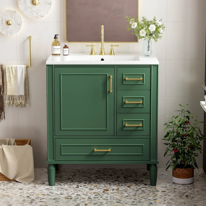 Traditional Bathroom Vanity Set With Soft Close Doors by Unique Piece Furniture