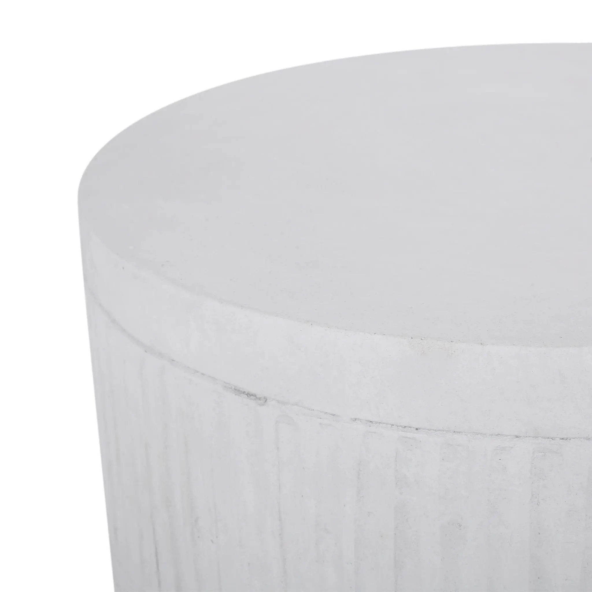 Outdoor Patio End Table - Antique White by HouseOfZazla