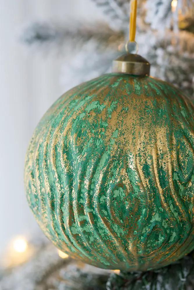 Christmas Ball Glass Decorative Hanging Ball Christmas Tree Ornaments For Holiday Party Decorations by HouseOfZazla