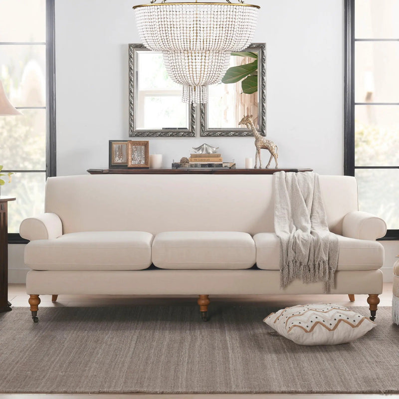 Alana Lawson - Modern Three Cushion Tightback Sofa by Unique Piece Furniture
