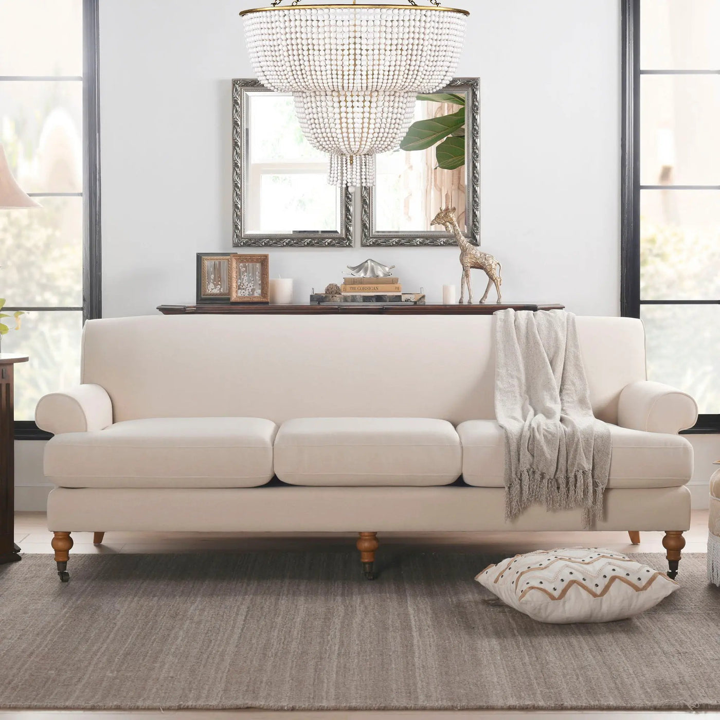 Alana Lawson - Modern Three Cushion Tightback Sofa by HouseOfZazla