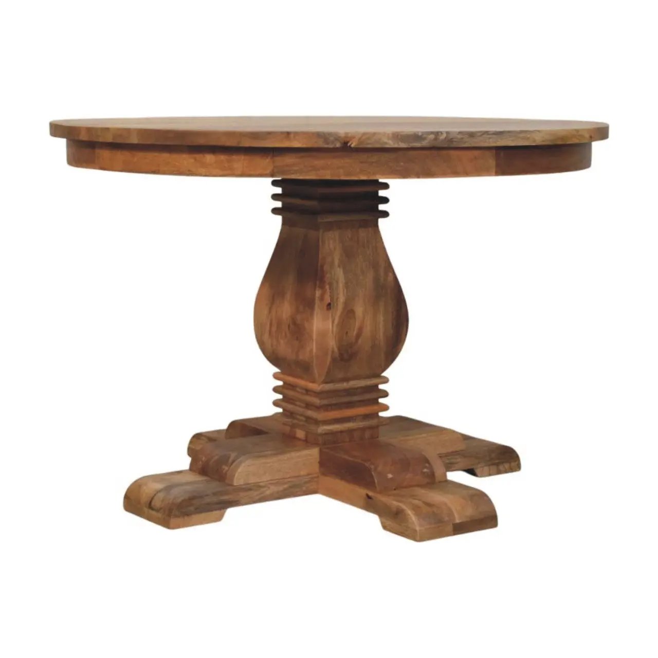 Solid Wood Valentina Round Dining Table by HouseOfZazla