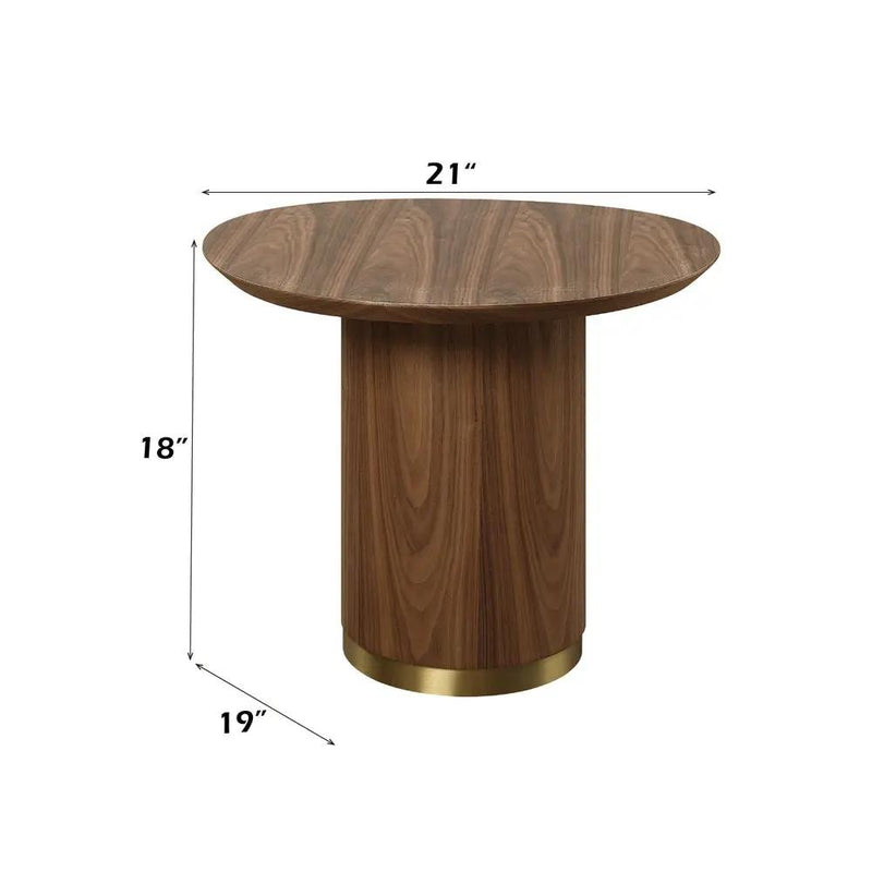 Willene - End Table - Walnut by Unique Piece Furniture