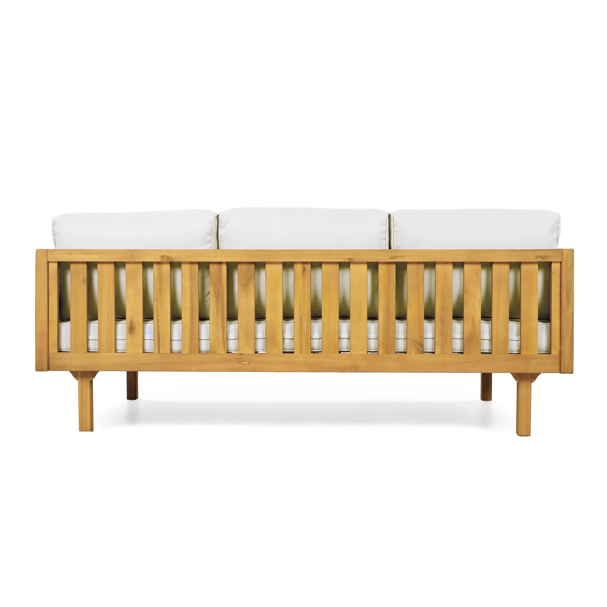Luxury Acacia Wood Outdoor Daybed Set by HouseOfZazla