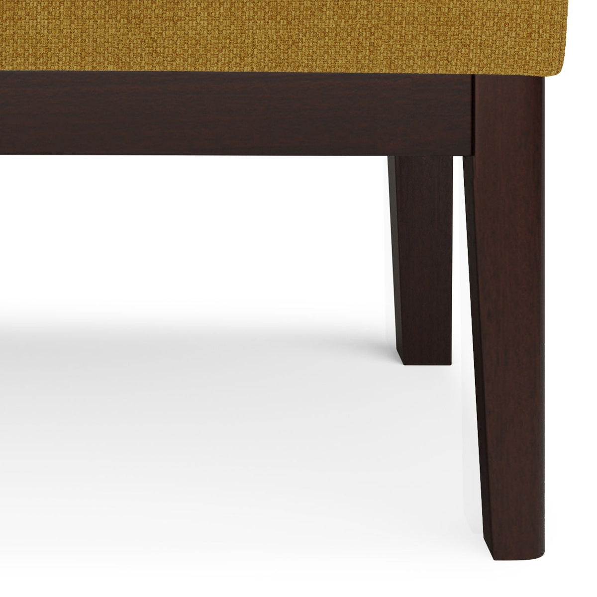 Mid-Century Ottoman Bench with Solid Wood Construction - Multiple Colors, photo 26 of 40