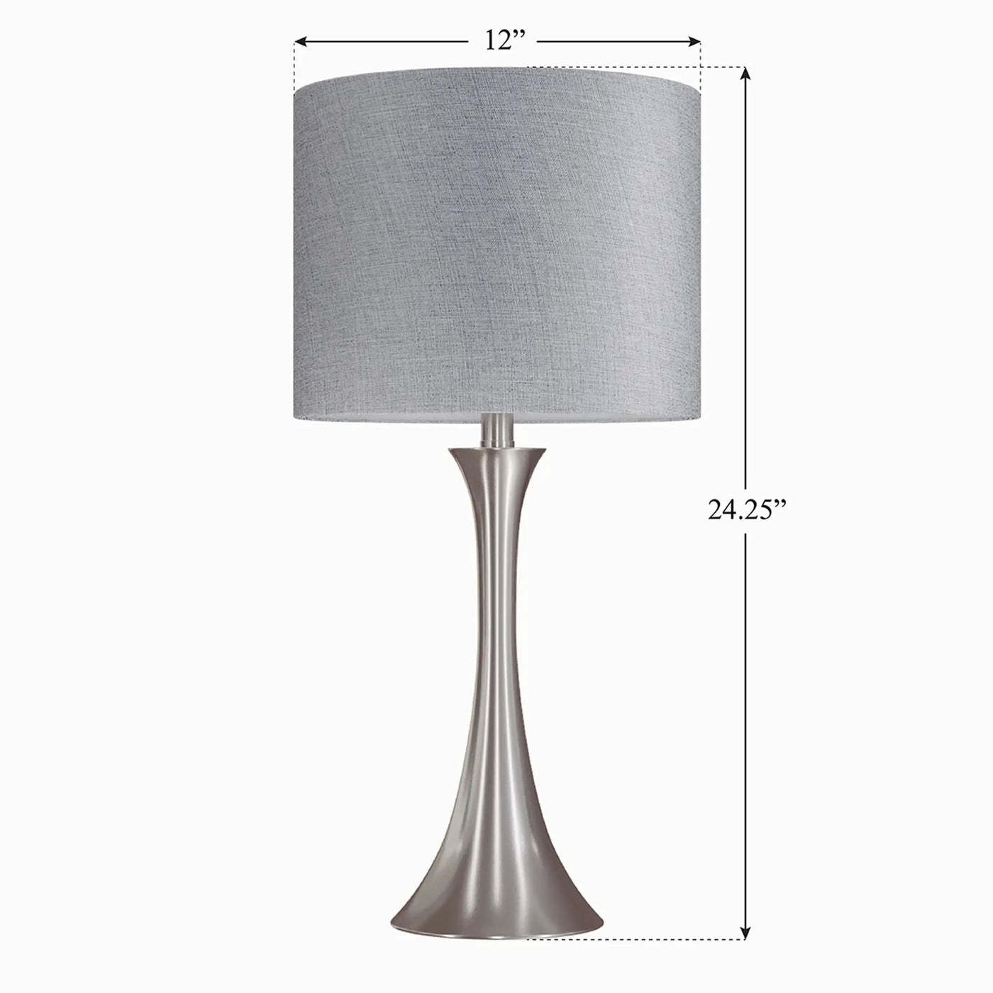Lenuxe - Contemporary Semi Gloss Table Lamp (Set of 2) by HouseOfZazla