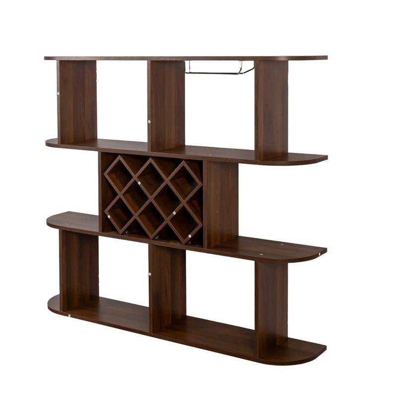 Large Wall Mounted 3 Tier Rustic Bottle Wine Rack by HouseOfZazla