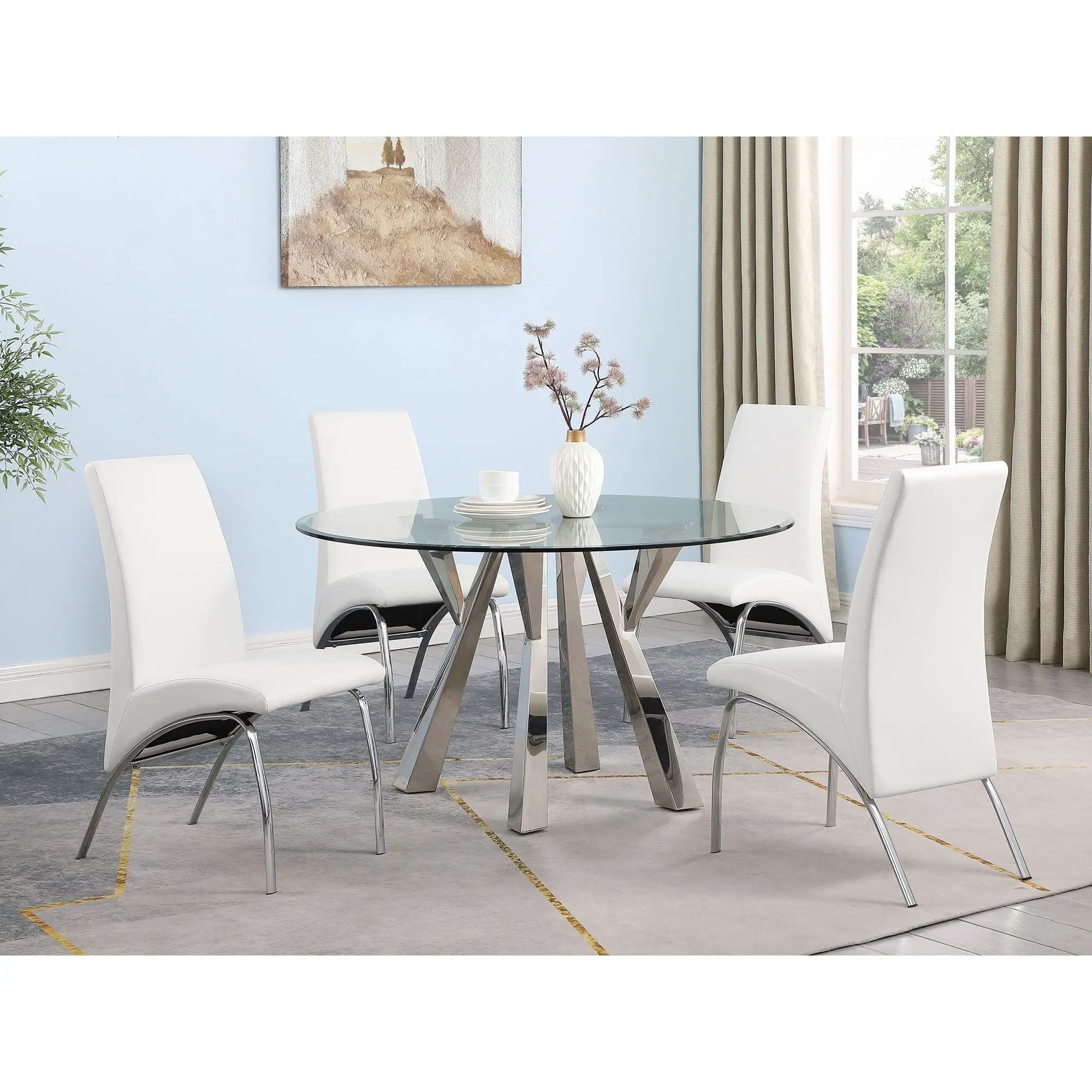 Darby - Upholstered Dining Side Chair (Set of 2) - White