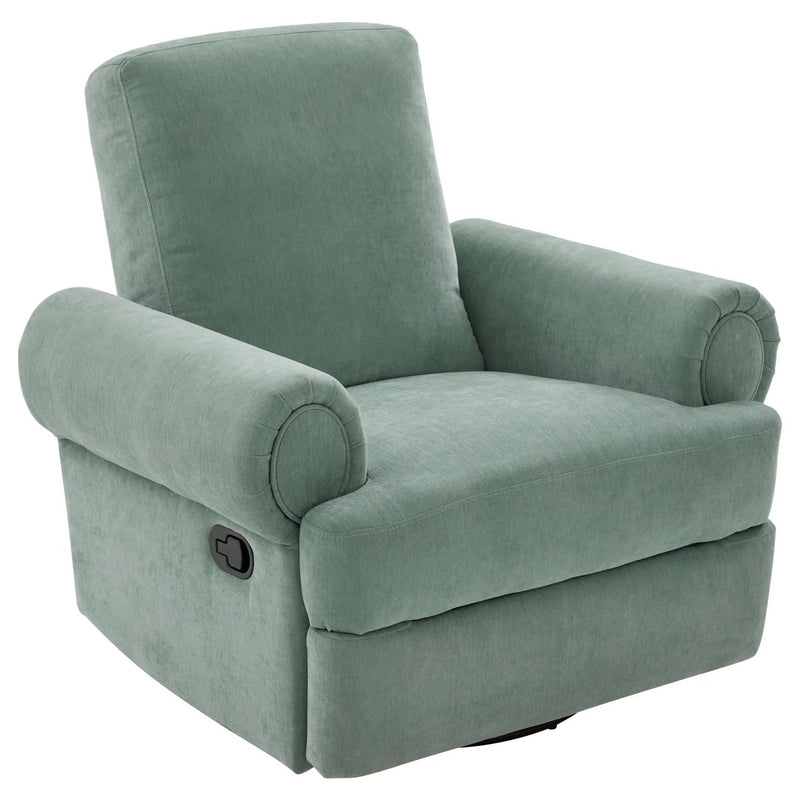Manual Swivel Recliner Rocker Chair With Adjustable Backrest by Unique Piece Furniture
