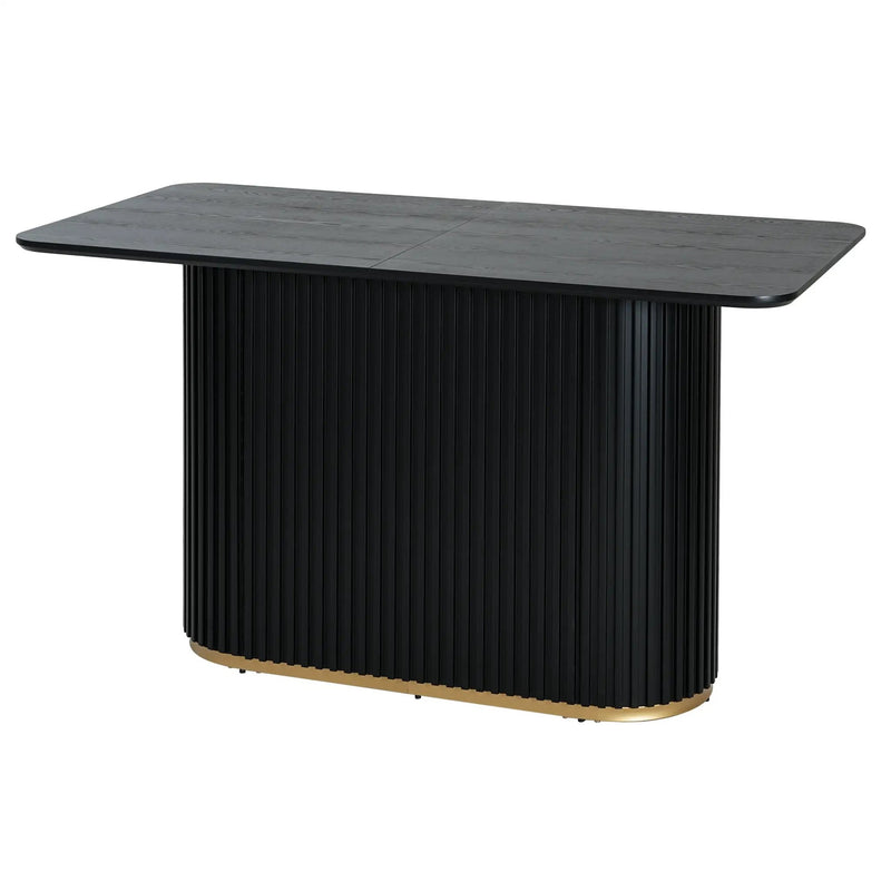 63"L Counter Table - Black by HouseOfZazla