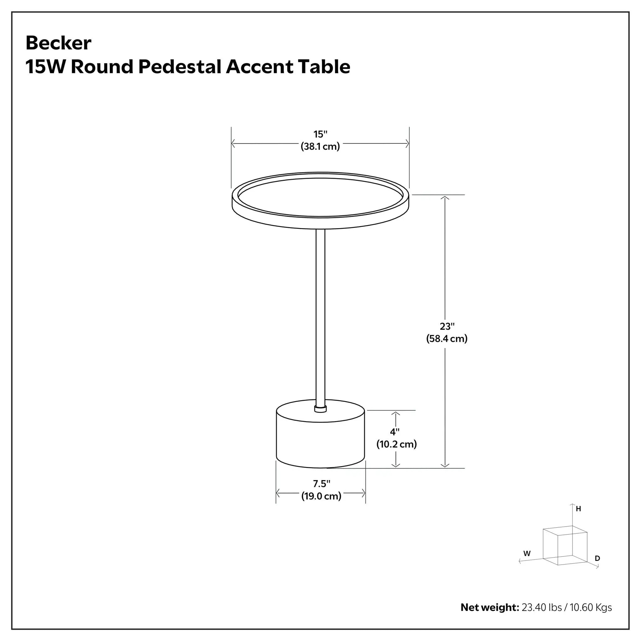 Becker - Side Table - Natural by HouseOfZazla