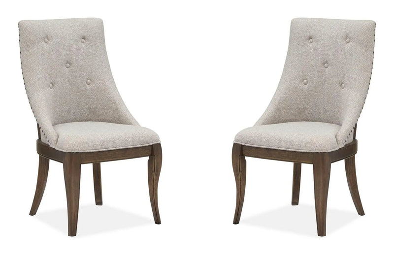 Roxbury Manor - Dining Arm Chair With Upholstered Seat and Back (Set of 2) - Homestead Brown by Unique Piece Furniture