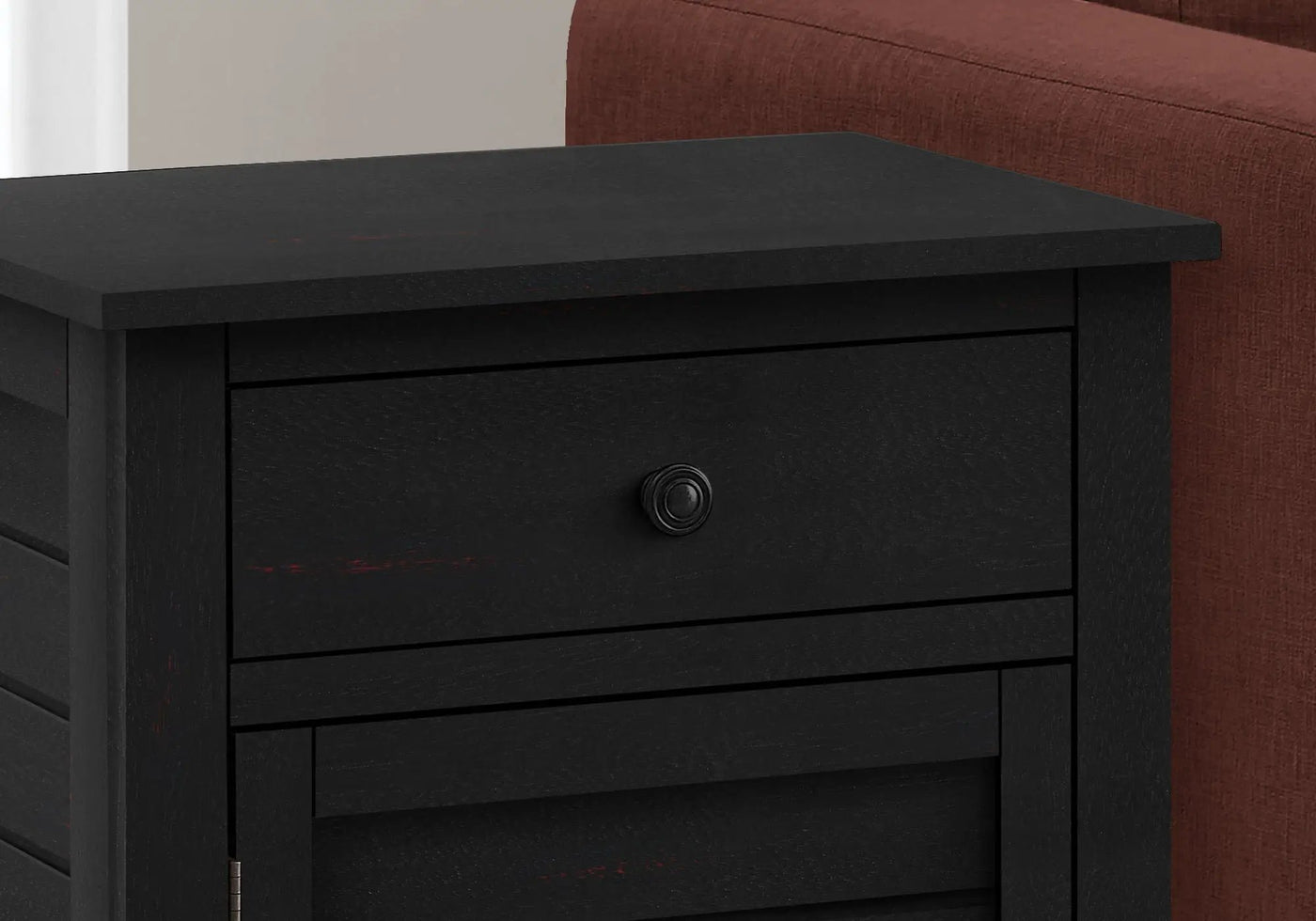 Accent Nightstand, Storage Drawer, Transitional by HouseOfZazla