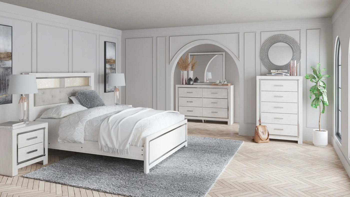 Altyra - Panel Bookcase Headboard by Unique Piece Furniture