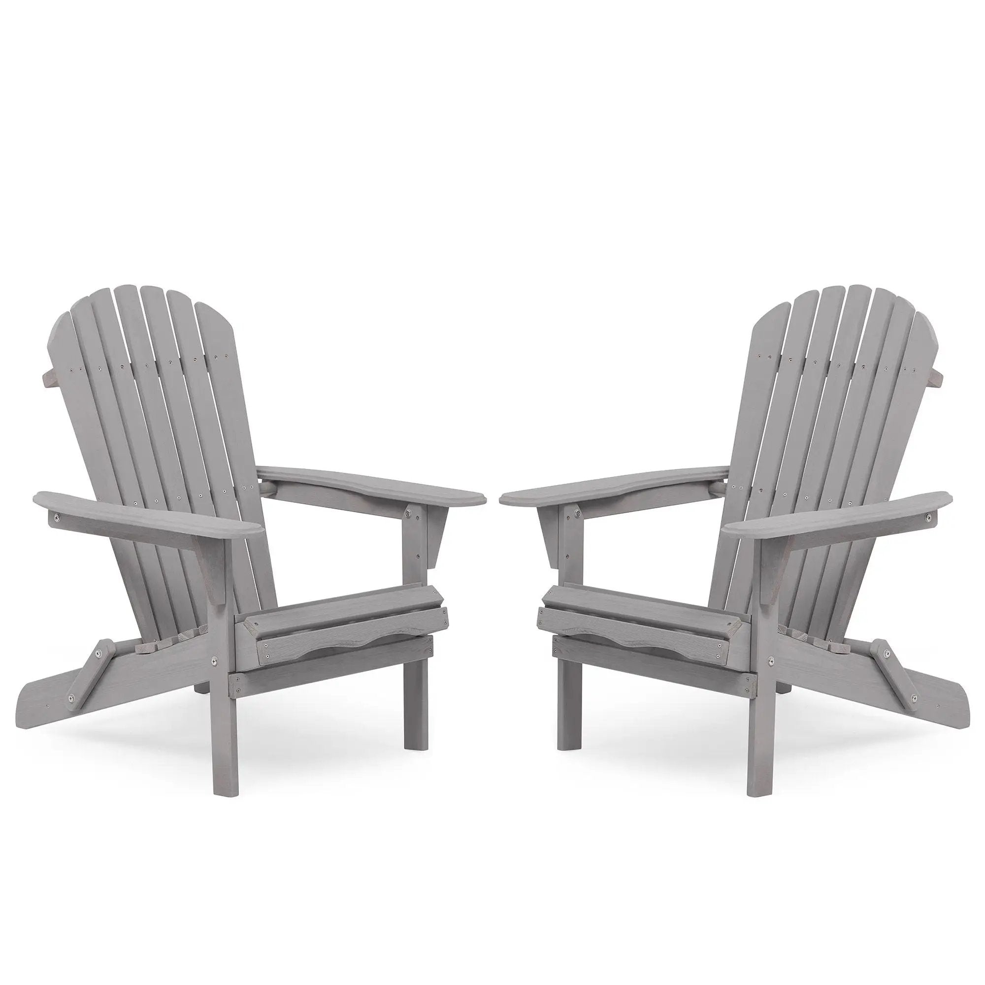 Lounge Patio Chair For Garden Outdoor Wooden Folding Adirondack Chair (Set of 2) Solid Cedar Wood Lounge Patio Chair For Garden by Unique Piece Furniture