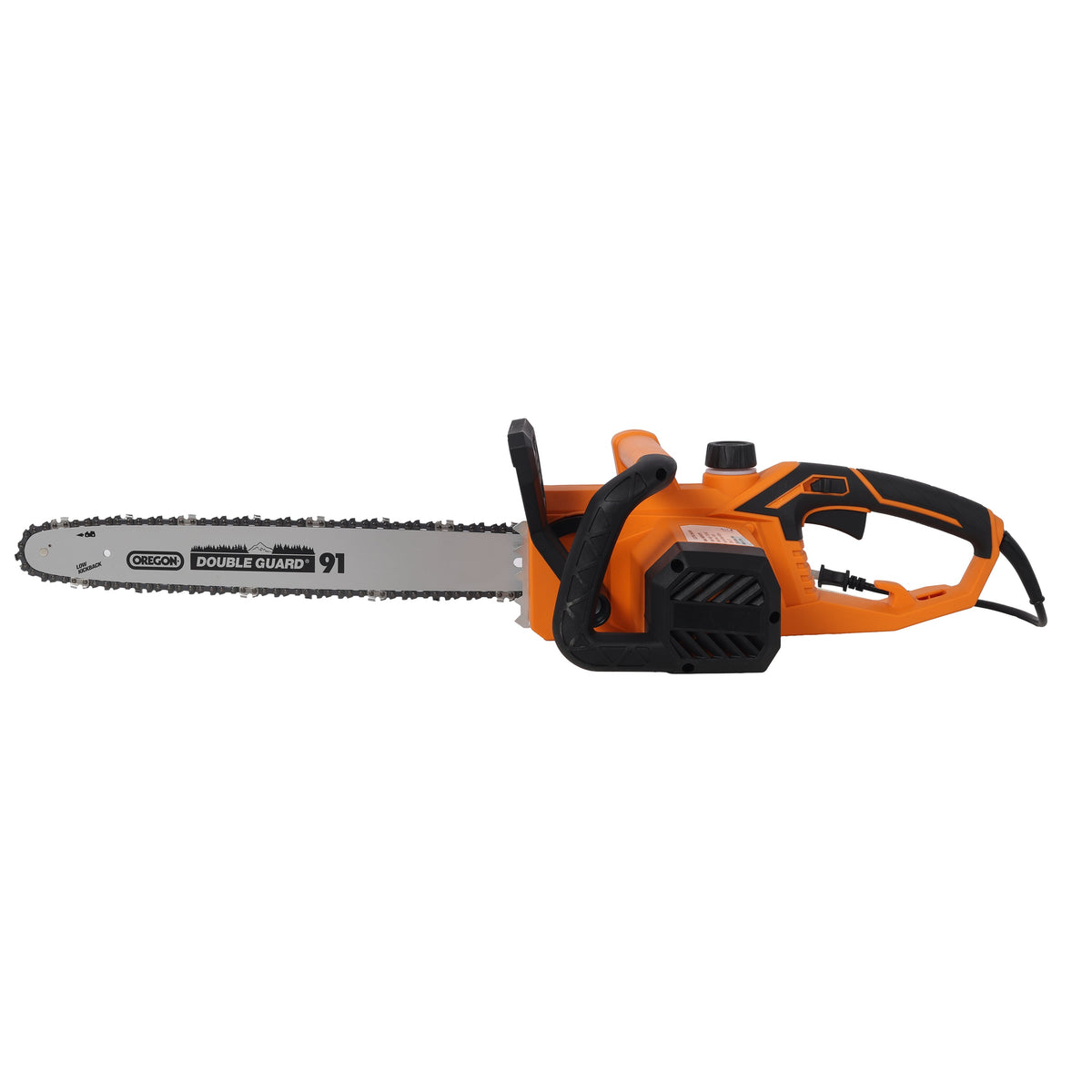 18 Inch Electric Chainsaw with Quick Chain Adjustment Knob - Orange/Black, photo 5 of 10