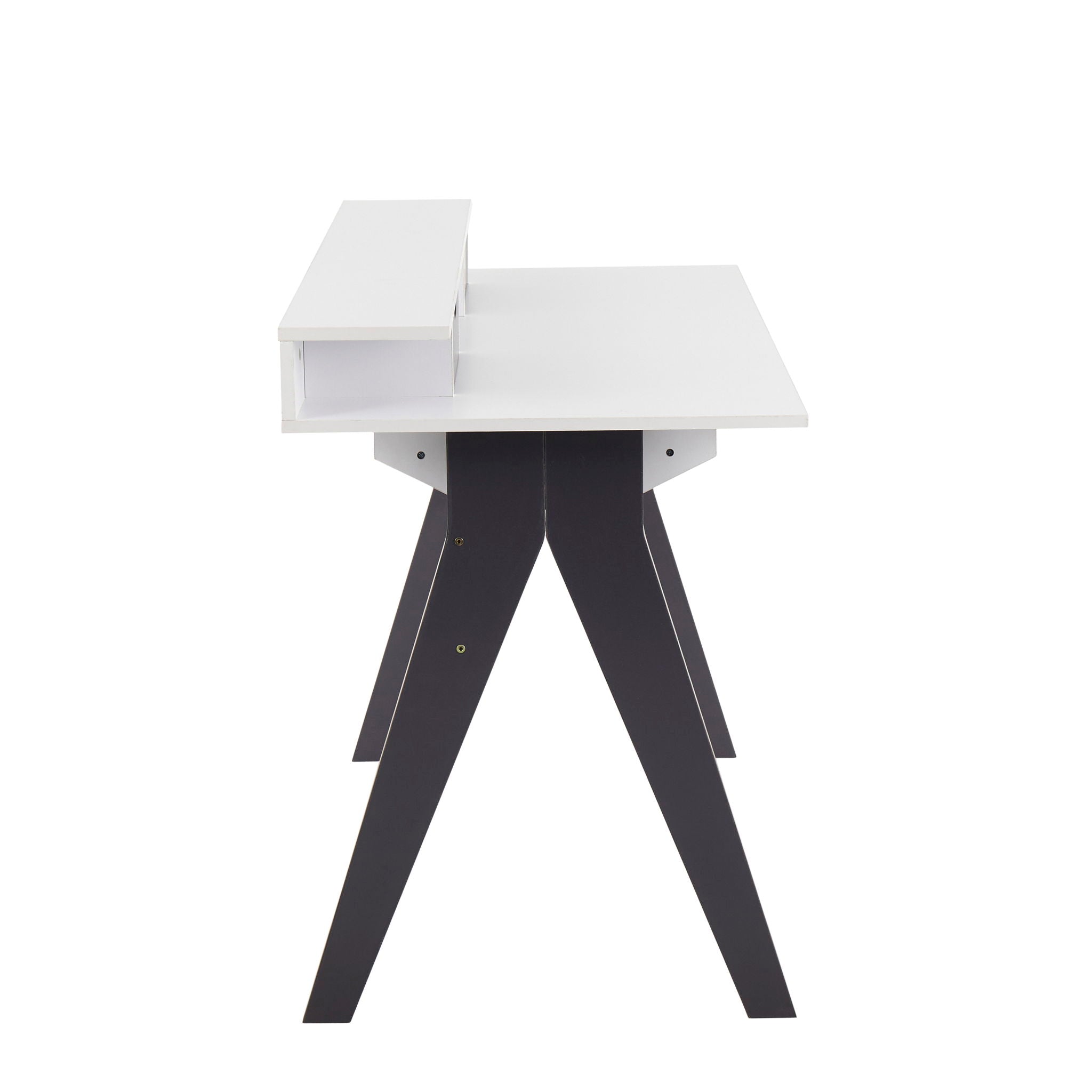 Wishbone - Contemporary Desk - Gray / White by HouseOfZazla