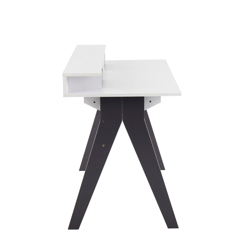 Wishbone - Contemporary Desk - Gray / White by HouseOfZazla