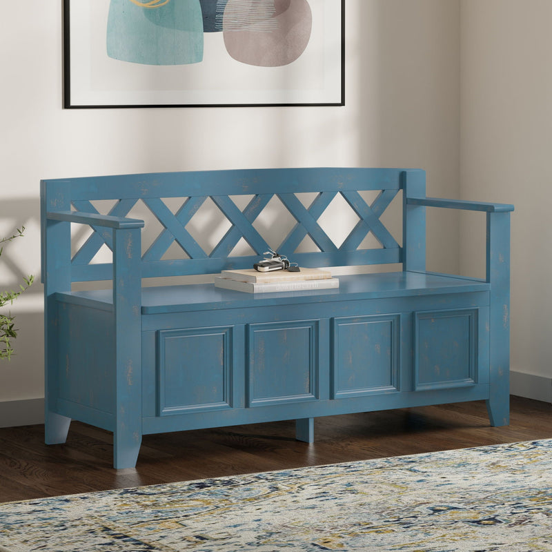 Amherst - Handcrafted Entryway Storage Bench by HouseOfZazla