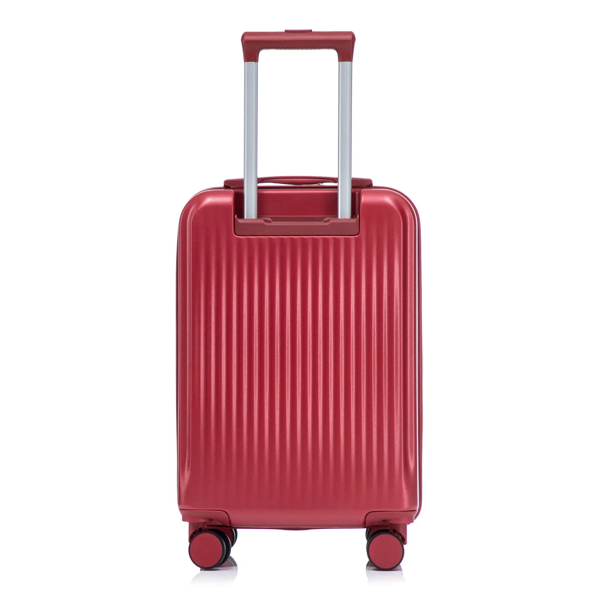 14'/20' 2 pcs ABS Spinner Wheel Luggage Set with Combination Lock and Front Opening Design by HouseOfZazla