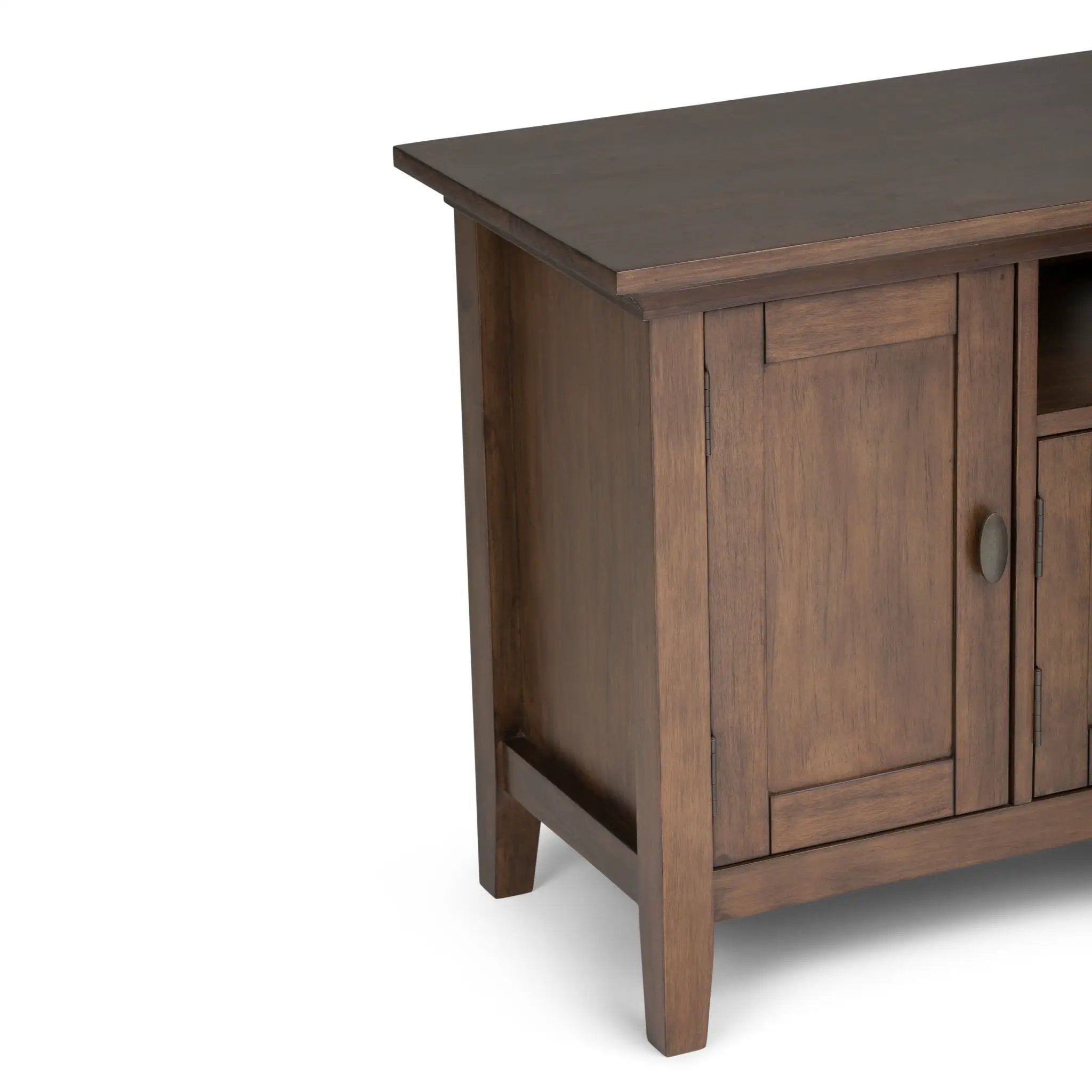 Redmond - TV Media Stand - Rustic Natural Aged Brown by HouseOfZazla
