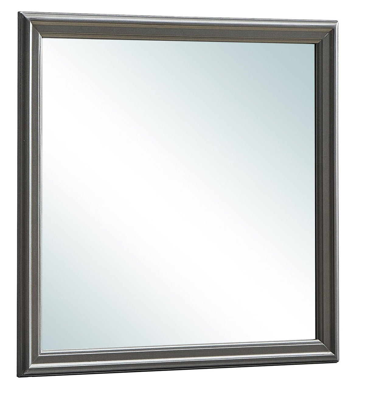 Traditional Wall Mirror with Wood Veneer Frame - Multiple Colors, photo 24 of 40