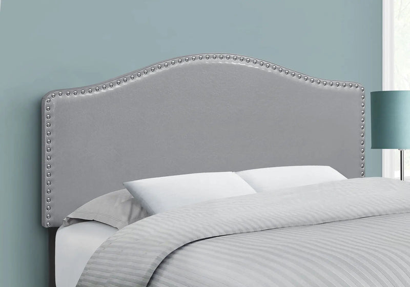 Full Size, Bed Headboard Only, Upholstered Transitional - Gray by Unique Piece Furniture